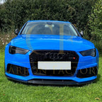 V Style Carbon Fibre Front Splitter for Audi C7 RS6 13-18