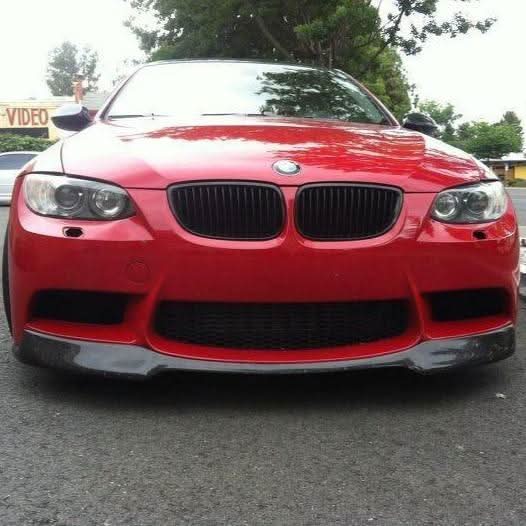 V Style Carbon Fibre Front Splitter for BMW E90 E92 E93 M3 07-13