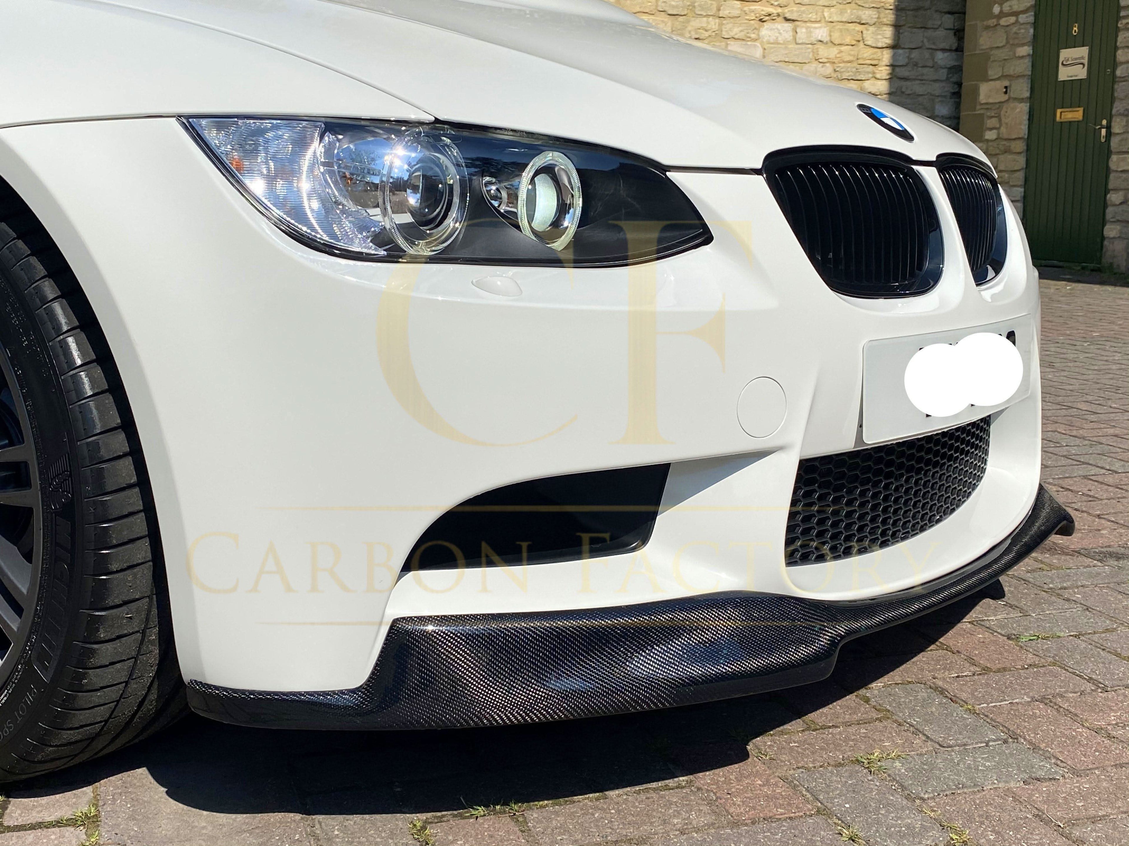 V Style Carbon Fibre Front Splitter for BMW E90 E92 E93 M3 07-13