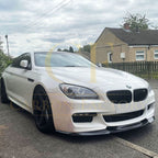 V Style Carbon Fibre Front Splitter for BMW F06 F12 F13 6 Series 11-18