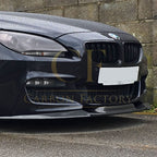V Style Carbon Fibre Front Splitter for BMW F06 F12 F13 6 Series 11-18
