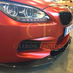 V Style Carbon Fibre Front Splitter for BMW F06 F12 F13 M6 11-18