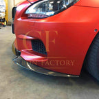 V Style Carbon Fibre Front Splitter for BMW F06 F12 F13 M6 11-18