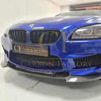 V Style Carbon Fibre Front Splitter for BMW F06 F12 F13 M6 11-18
