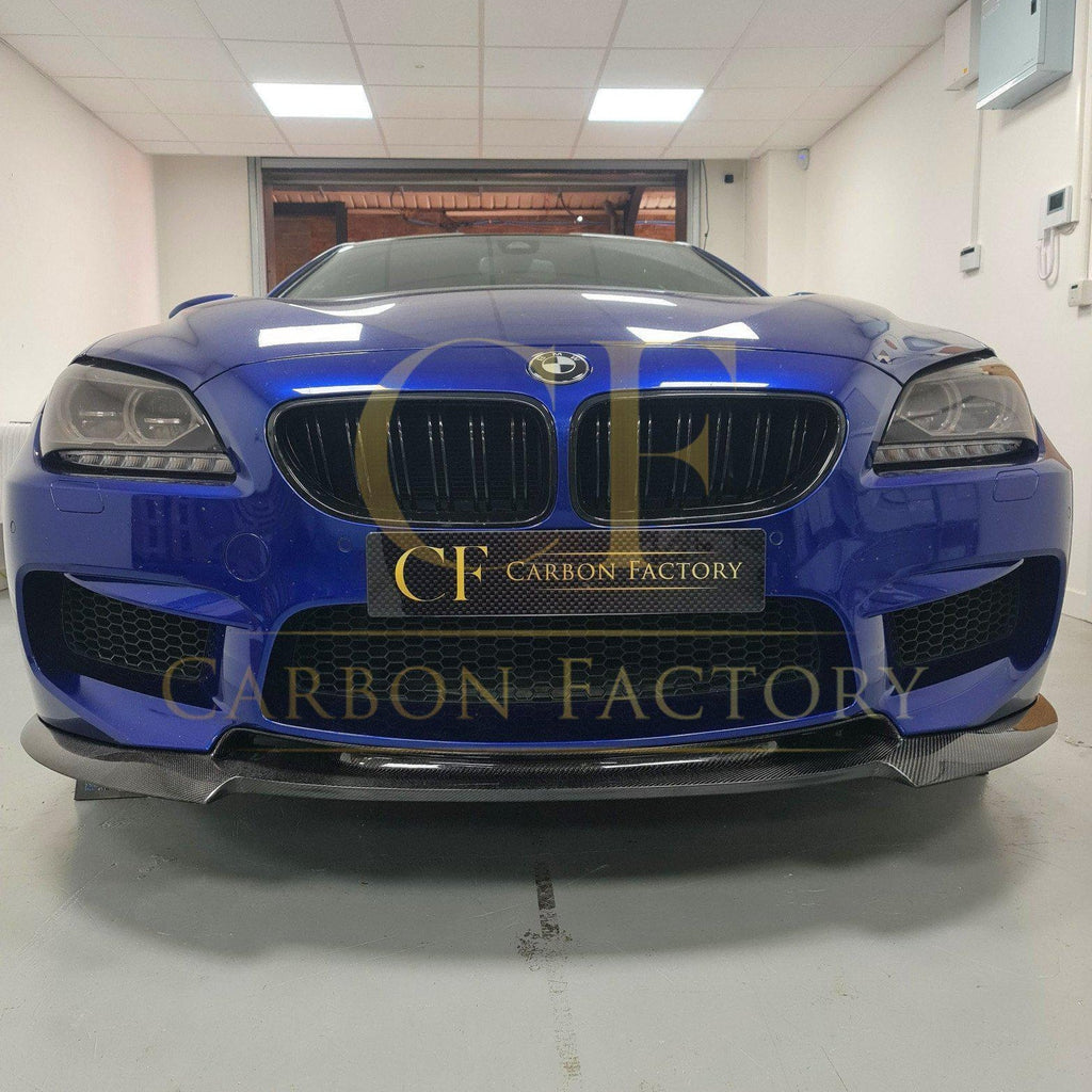 V Style Carbon Fibre Front Splitter for BMW F06 F12 F13 M6 11-18