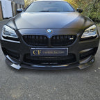 V Style Carbon Fibre Front Splitter for BMW F06 F12 F13 M6 11-18