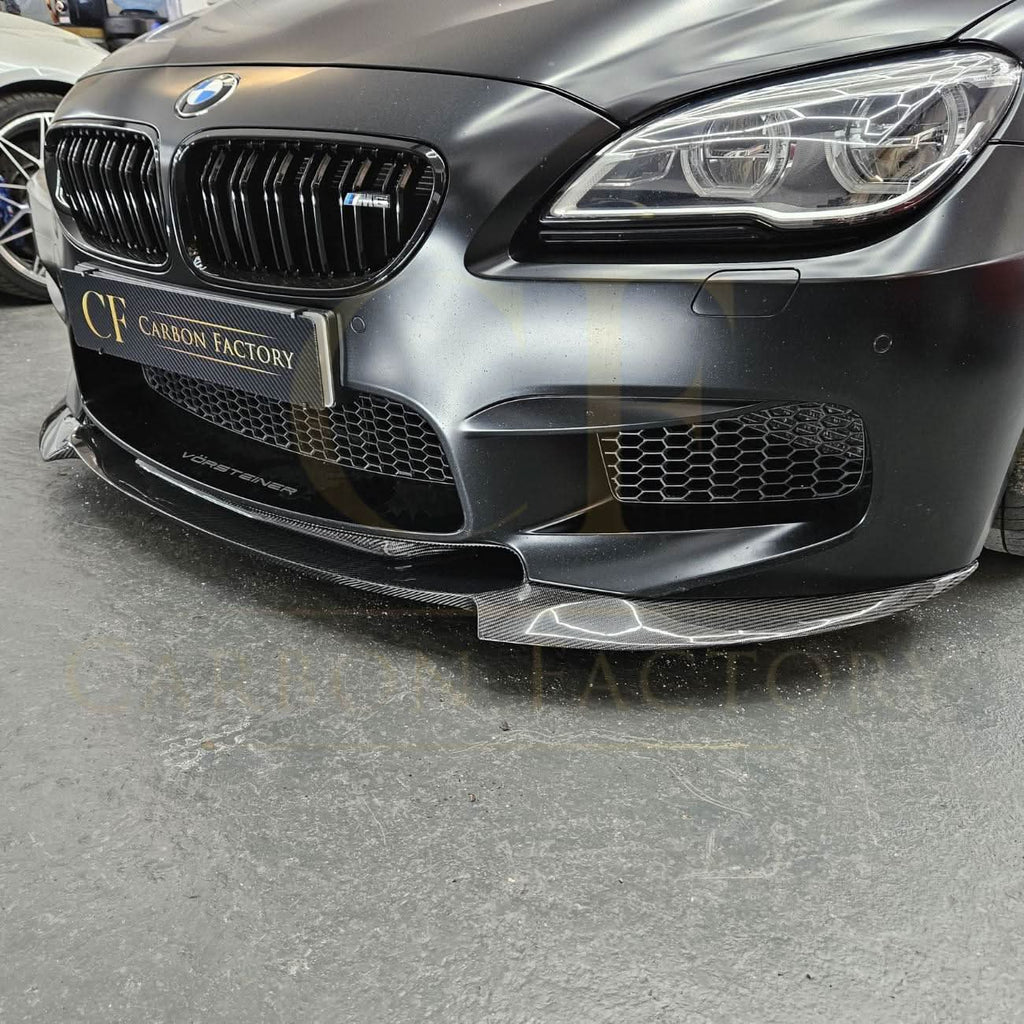 V Style Carbon Fibre Front Splitter for BMW F06 F12 F13 M6 11-18