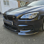 V Style Carbon Fibre Front Splitter for BMW F06 F12 F13 M6 11-18