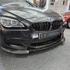 V Style Carbon Fibre Front Splitter for BMW F06 F12 F13 M6 11-18