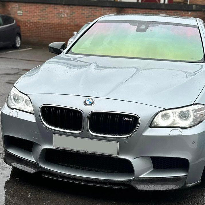 V Style Carbon Fibre Front Splitter for BMW F10 M5 10-16