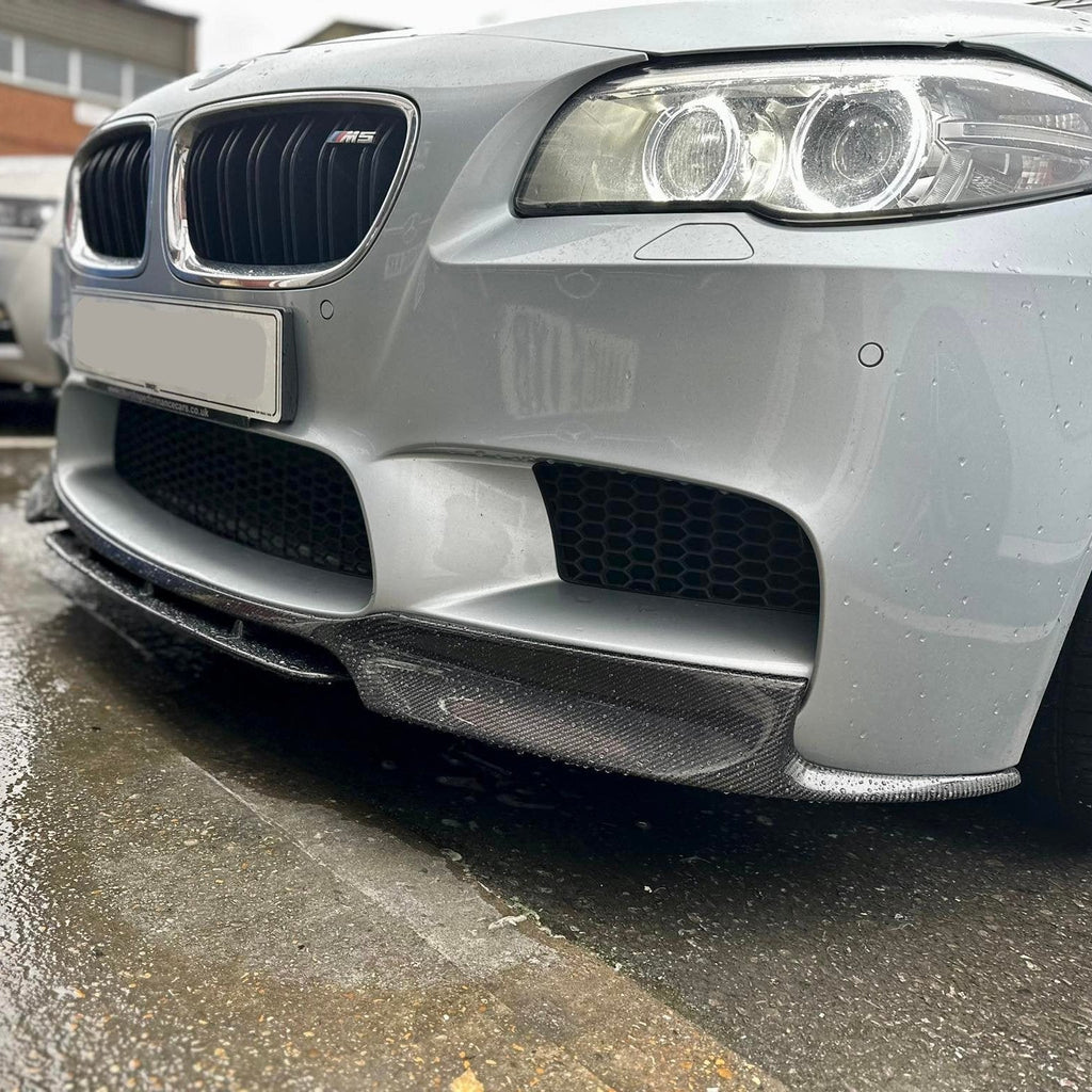 V Style Carbon Fibre Front Splitter for BMW F10 M5 10-16