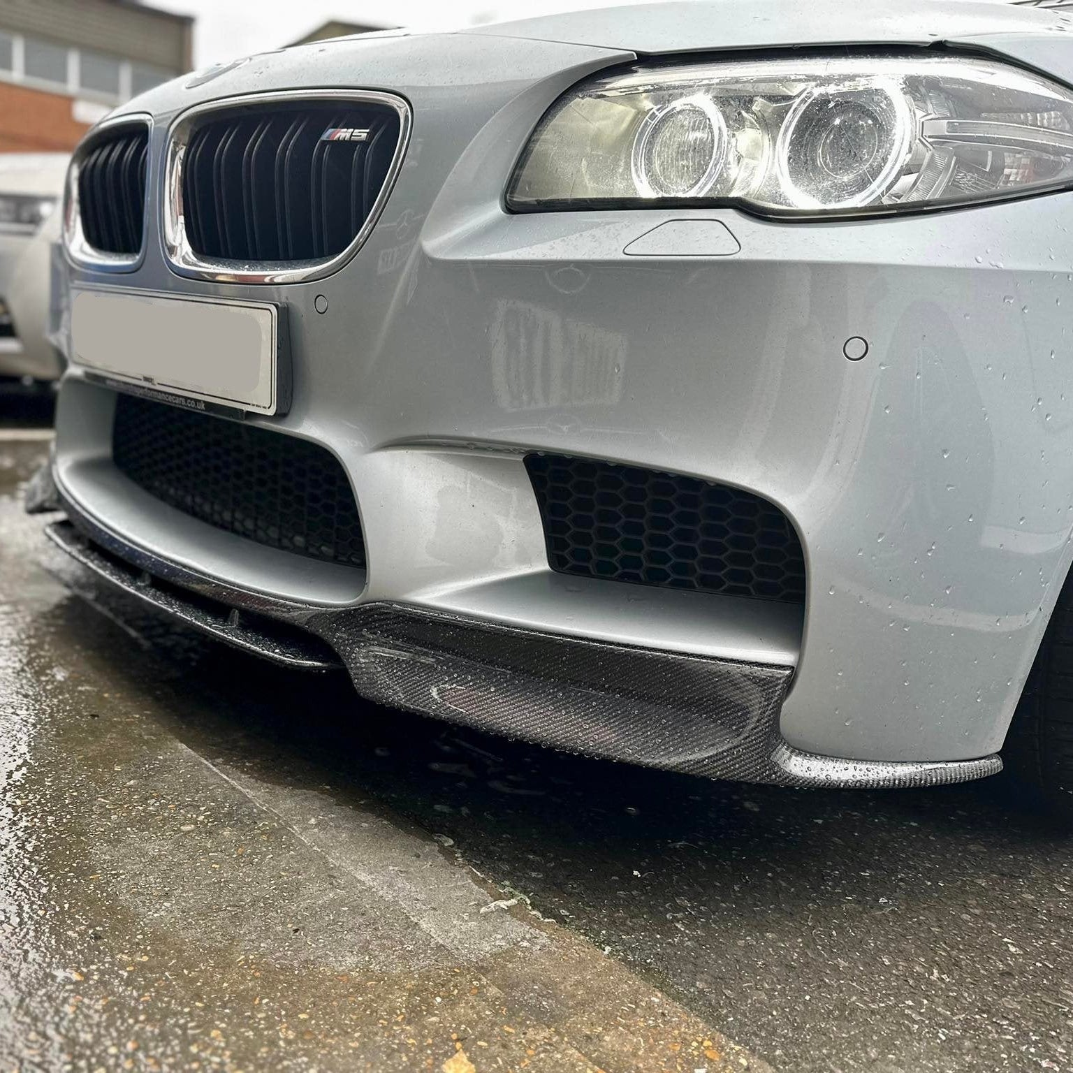 V Style Carbon Fibre Front Splitter for BMW F10 M5 10-16