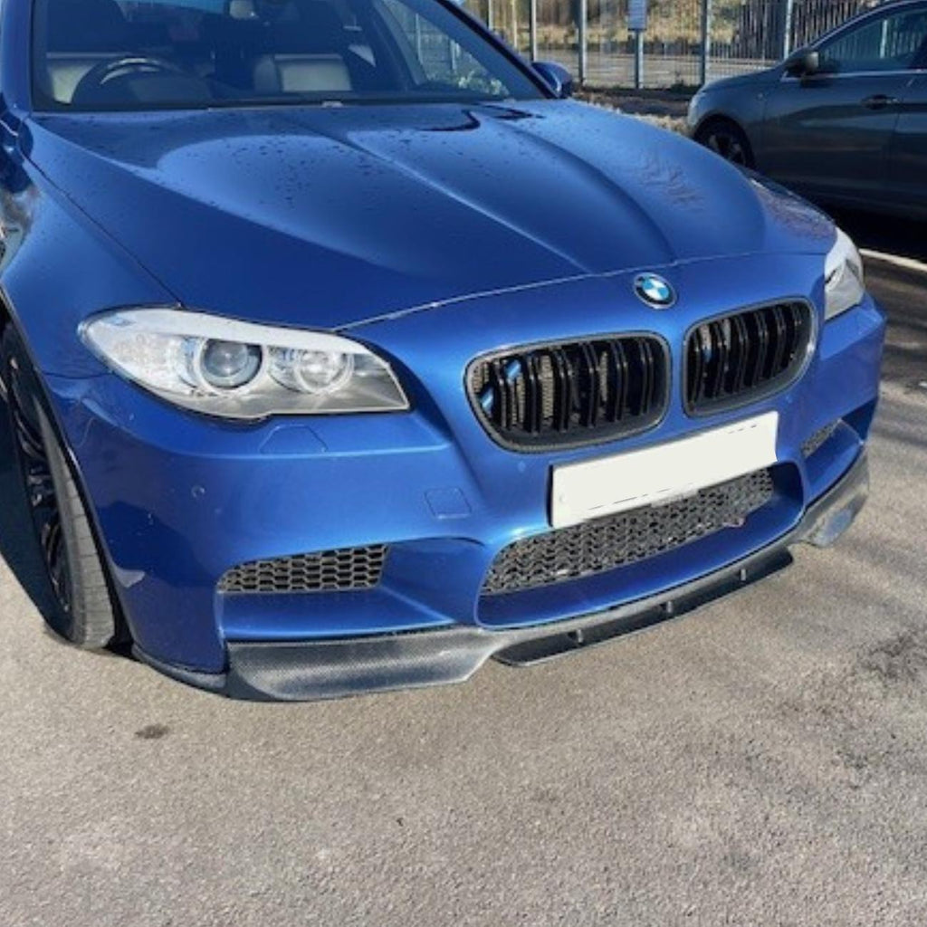 V Style Carbon Fibre Front Splitter for BMW F10 M5 10-16