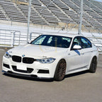 V Style Carbon Fibre Front Splitter for BMW F30 F31 3 Series M Sport 12-19