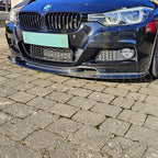V Style Carbon Fibre Front Splitter for BMW F30 F31 3 Series M Sport 12-19