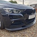 V Style Carbon Fibre Front Splitter for BMW F30 F31 3 Series M Sport 12-19