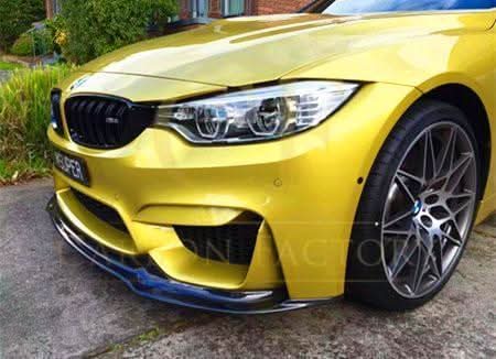 V Style Carbon Fibre Front Splitter for BMW F80 M3 F82 F83 M4 14-20