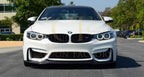 V Style Carbon Fibre Front Splitter for BMW F80 M3 F82 F83 M4 14-20