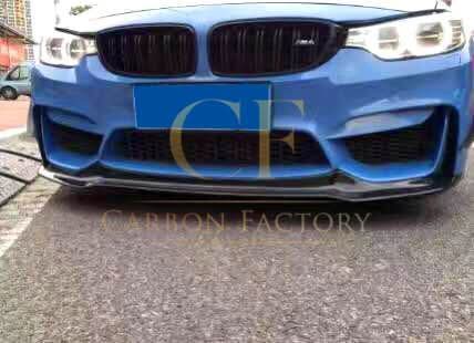 V Style Carbon Fibre Front Splitter for BMW F80 M3 F82 F83 M4 14-20