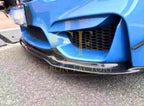 V Style Carbon Fibre Front Splitter for BMW F80 M3 F82 F83 M4 14-20