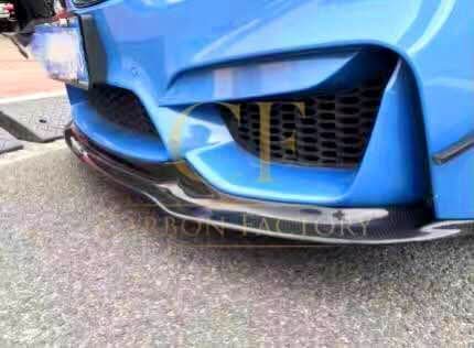 V Style Carbon Fibre Front Splitter for BMW F80 M3 F82 F83 M4 14-20