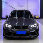 V Style Carbon Fibre Front Splitter for BMW F87 M2 OG 16-18
