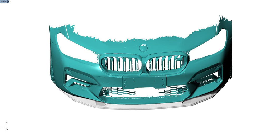 V Style Carbon Fibre Front Splitter for BMW F90 M5 LCI 21-24