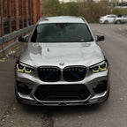 V Style Carbon Fibre Front Splitter for BMW F97 X3M F98 X4M 18-21