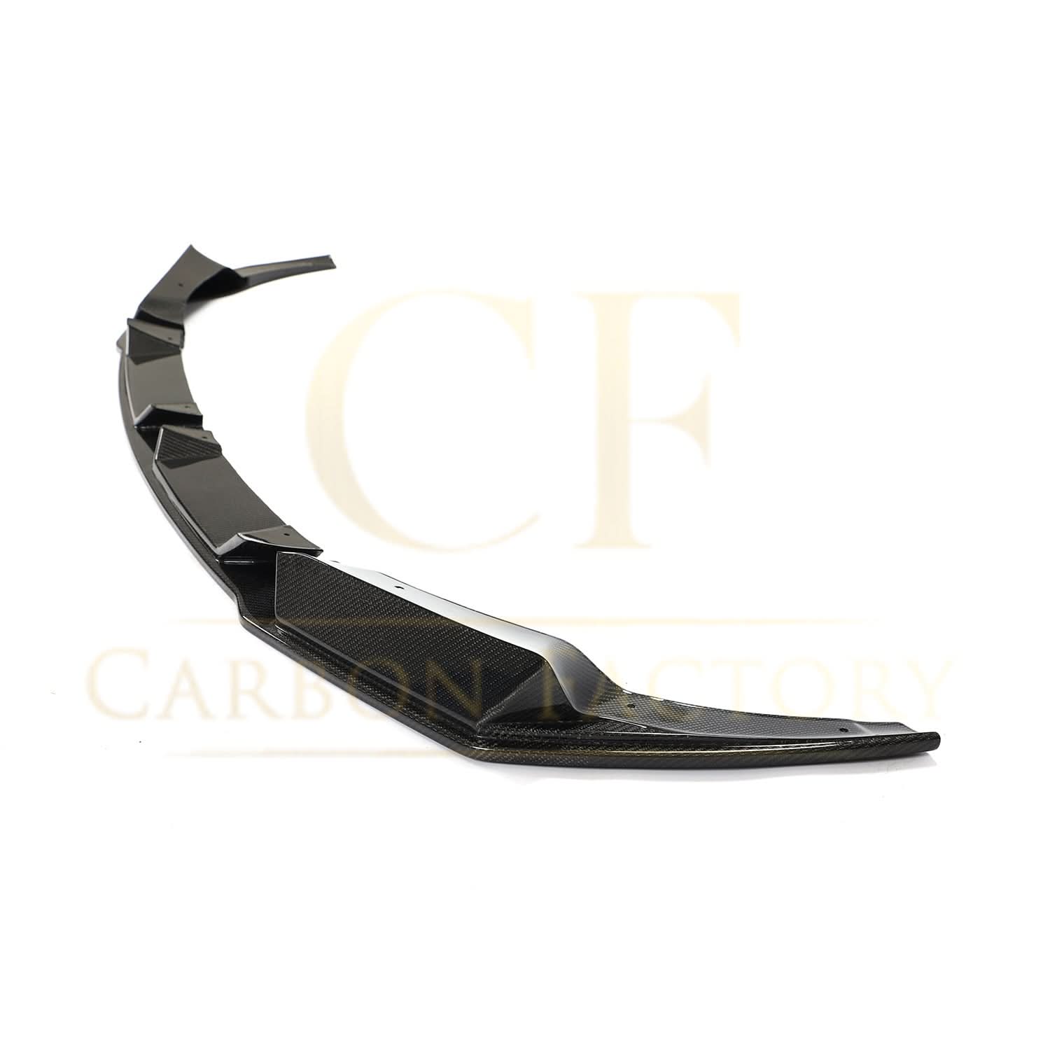 V Style Carbon Fibre Front Splitter for BMW F97 X3M F98 X4M 18-21