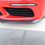 V Style Carbon Fibre Front Splitter for Porsche Boxster & Cayman 718 16-21