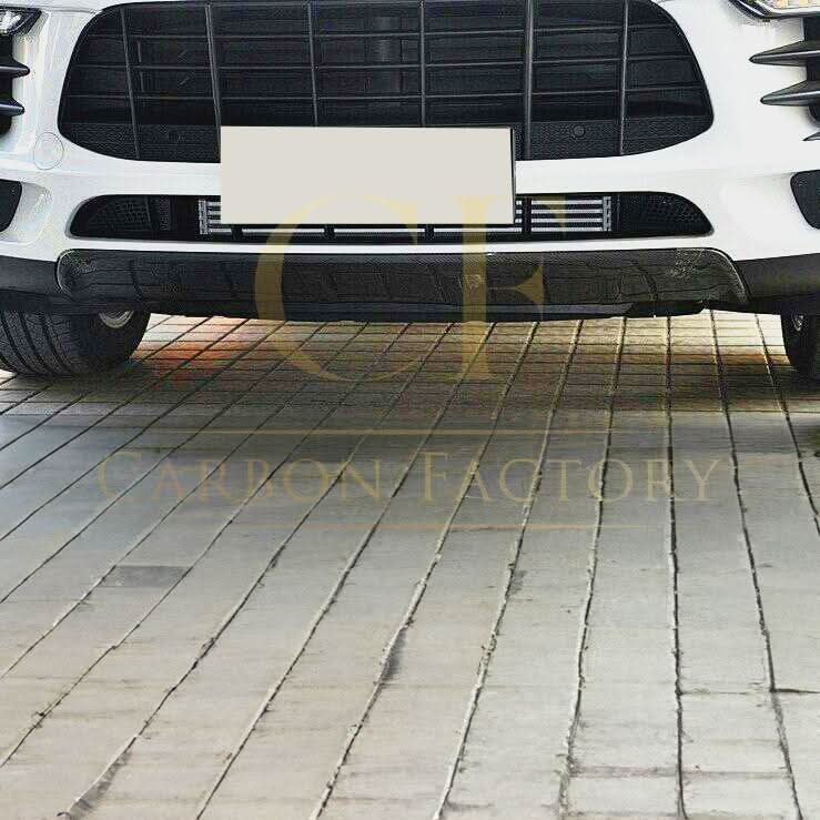 V Style Carbon Fibre Front Splitter for Porsche Macan 14-17