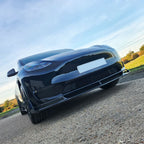 V Style Carbon Fibre Front Splitter for Tesla Model Y 19-23