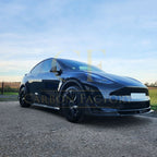 V Style Carbon Fibre Front Splitter for Tesla Model Y 19-23