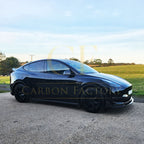V Style Carbon Fibre Front Splitter for Tesla Model Y 19-23