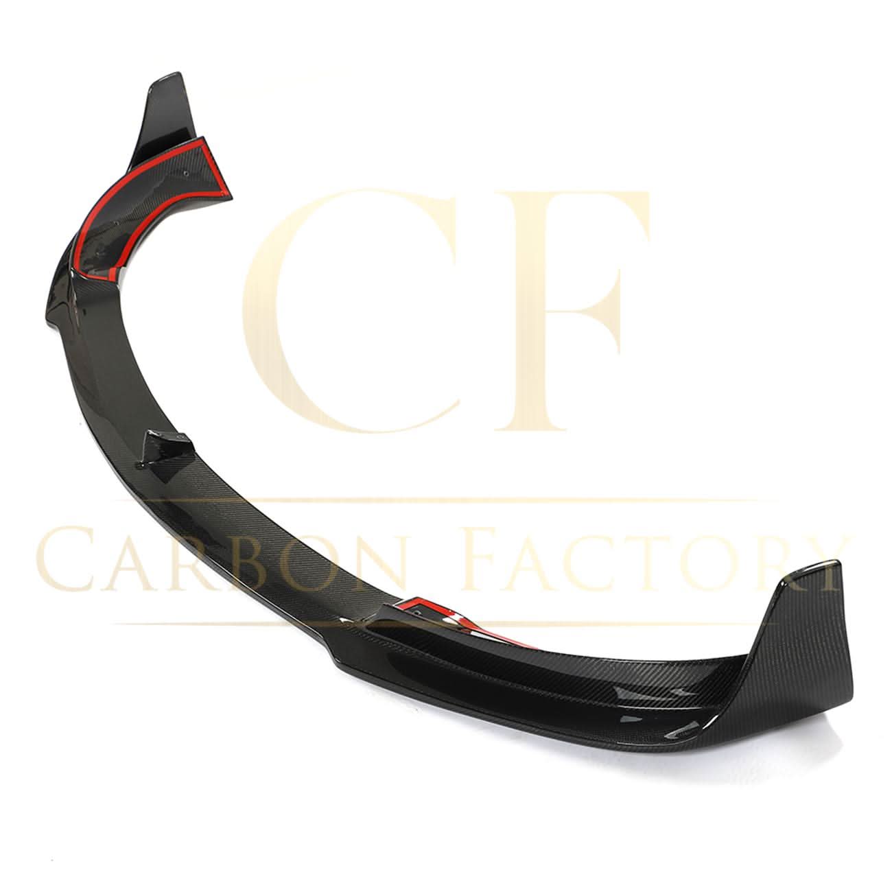 V Style Carbon Fibre Front Splitter for Tesla Model Y 19-23