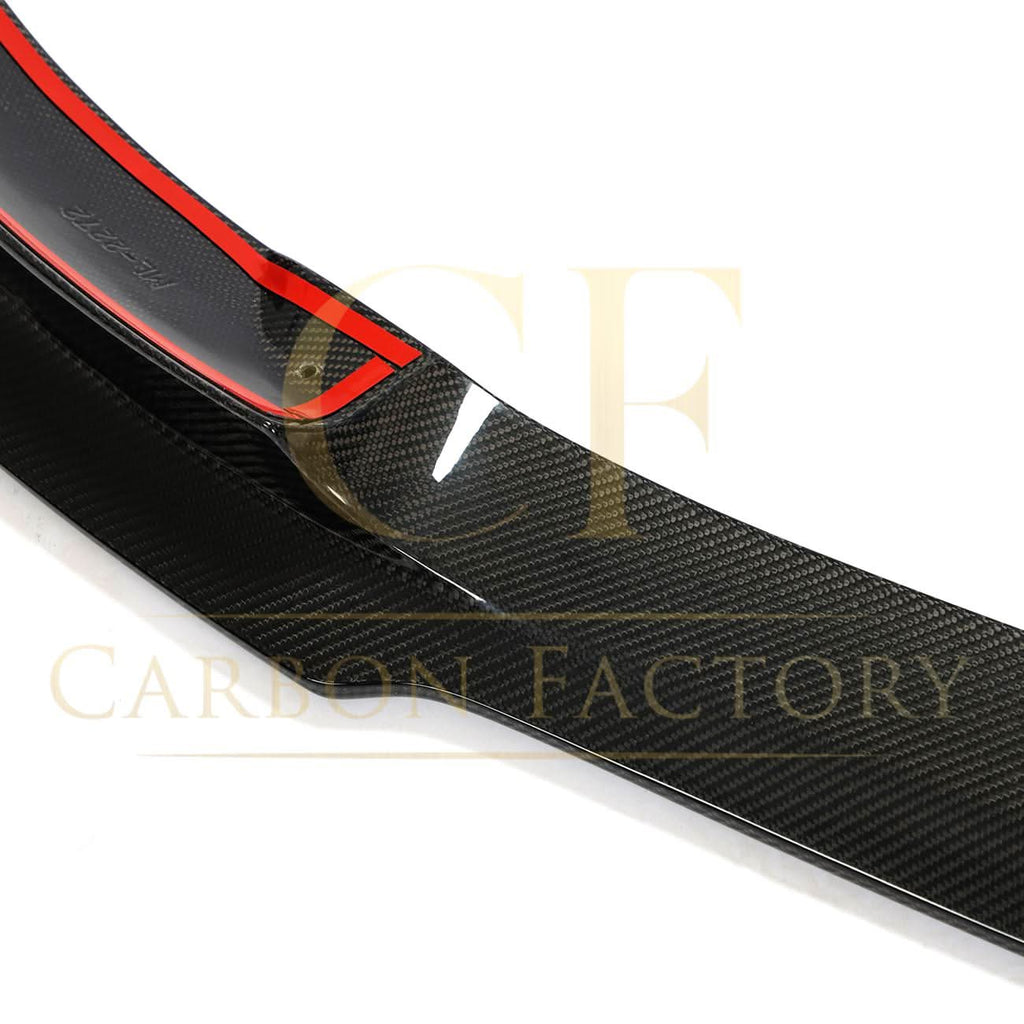 V Style Carbon Fibre Front Splitter for Tesla Model Y 19-23