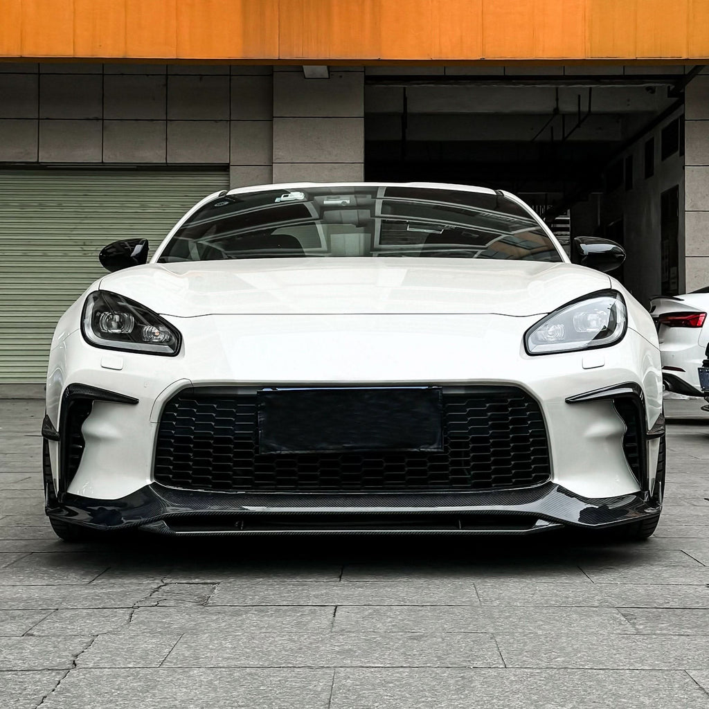 V Style Carbon Fibre Front Splitter for Toyota GR86 22-Present