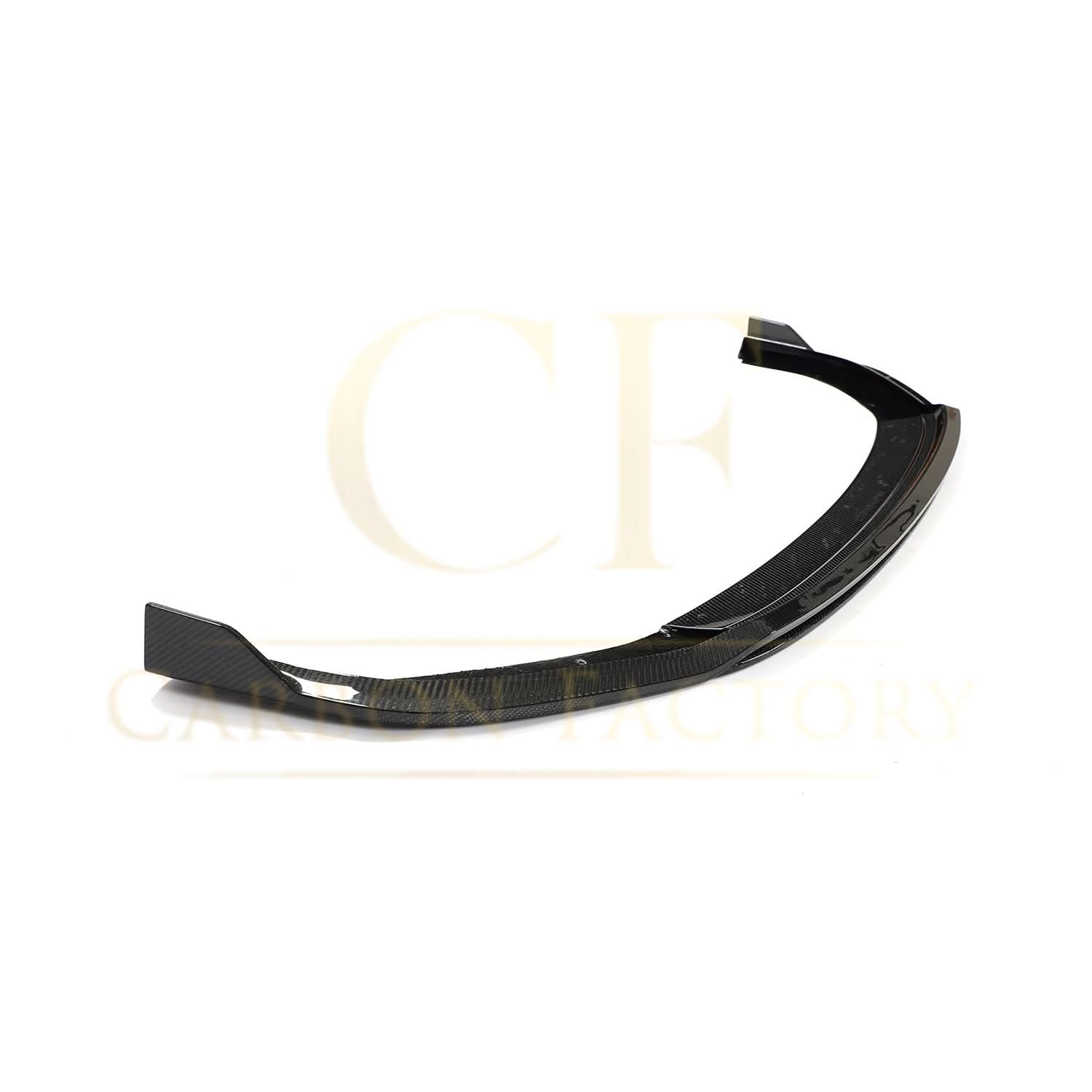 V Style Carbon Fibre Front Splitter for VW Polo MK6 GTI 17-20