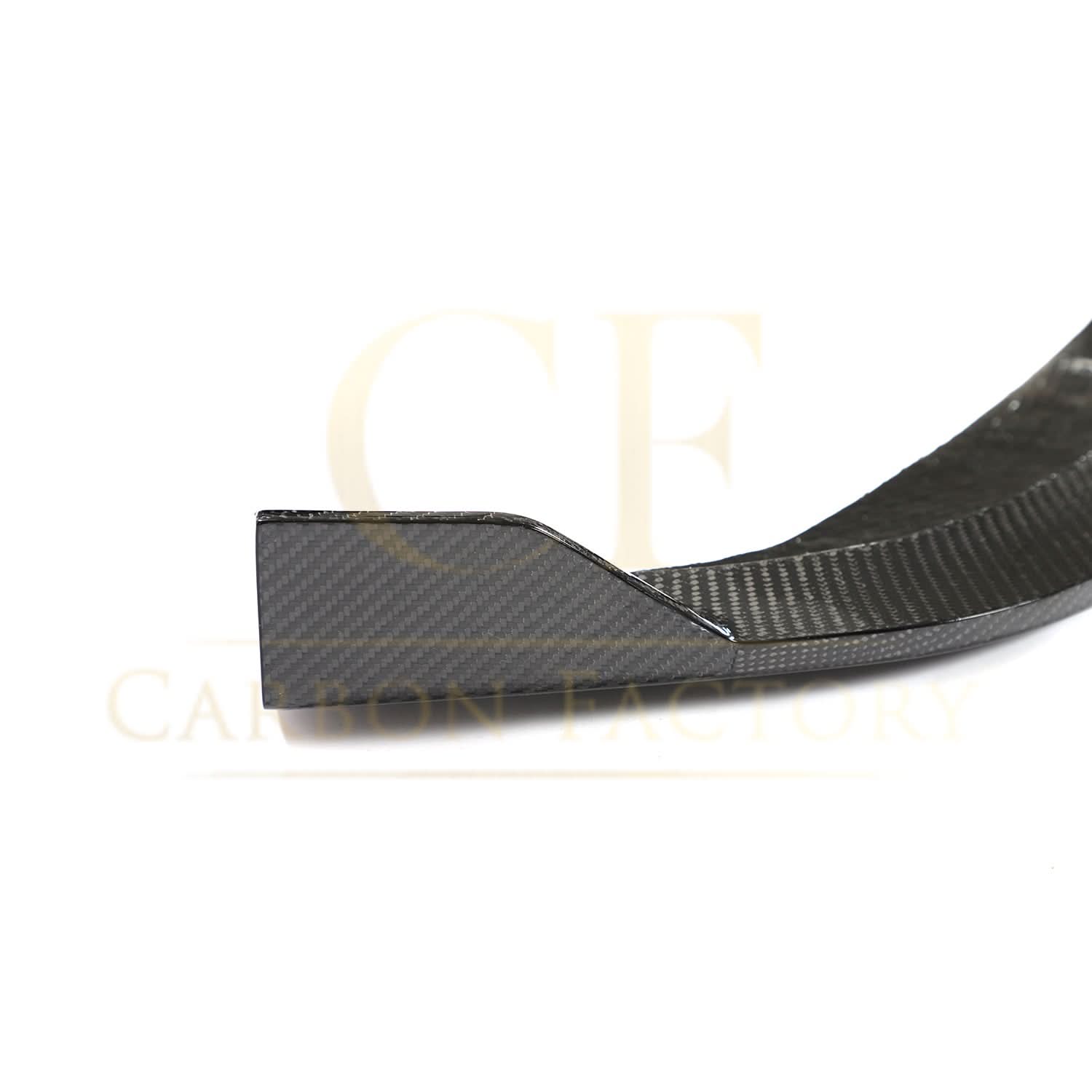 V Style Carbon Fibre Front Splitter for VW Polo MK6 GTI 17-20