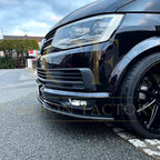 V Style Carbon Fibre Front Splitter for VW T6 Multivan 15-20