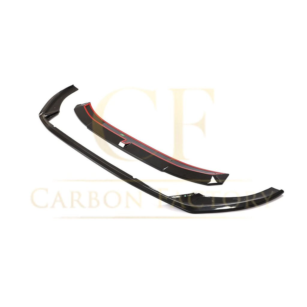 V Style Pre-Preg Carbon Fibre Front Splitter for Audi B9.5 A5 S Line & S5 20-22