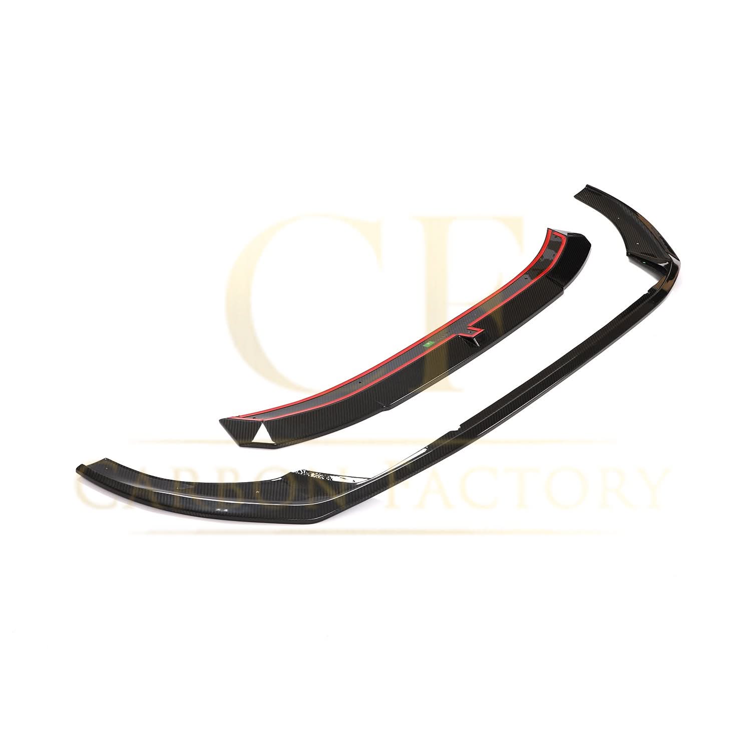 V Style Pre-Preg Carbon Fibre Front Splitter for Audi B9.5 A5 S Line & S5 20-22