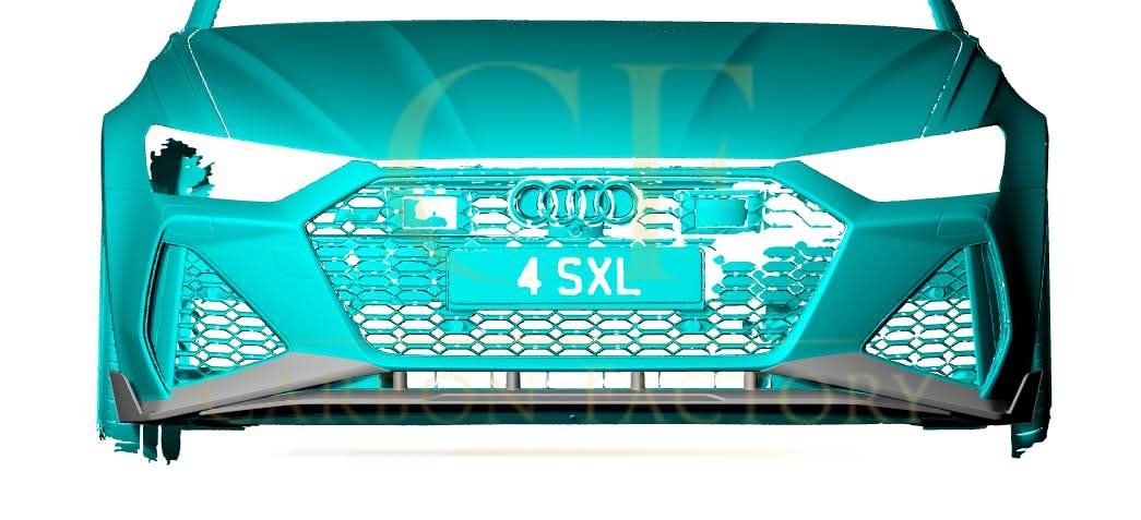 V Style Pre-Preg Carbon Fibre Front Splitter for Audi C8 RS6 19-22