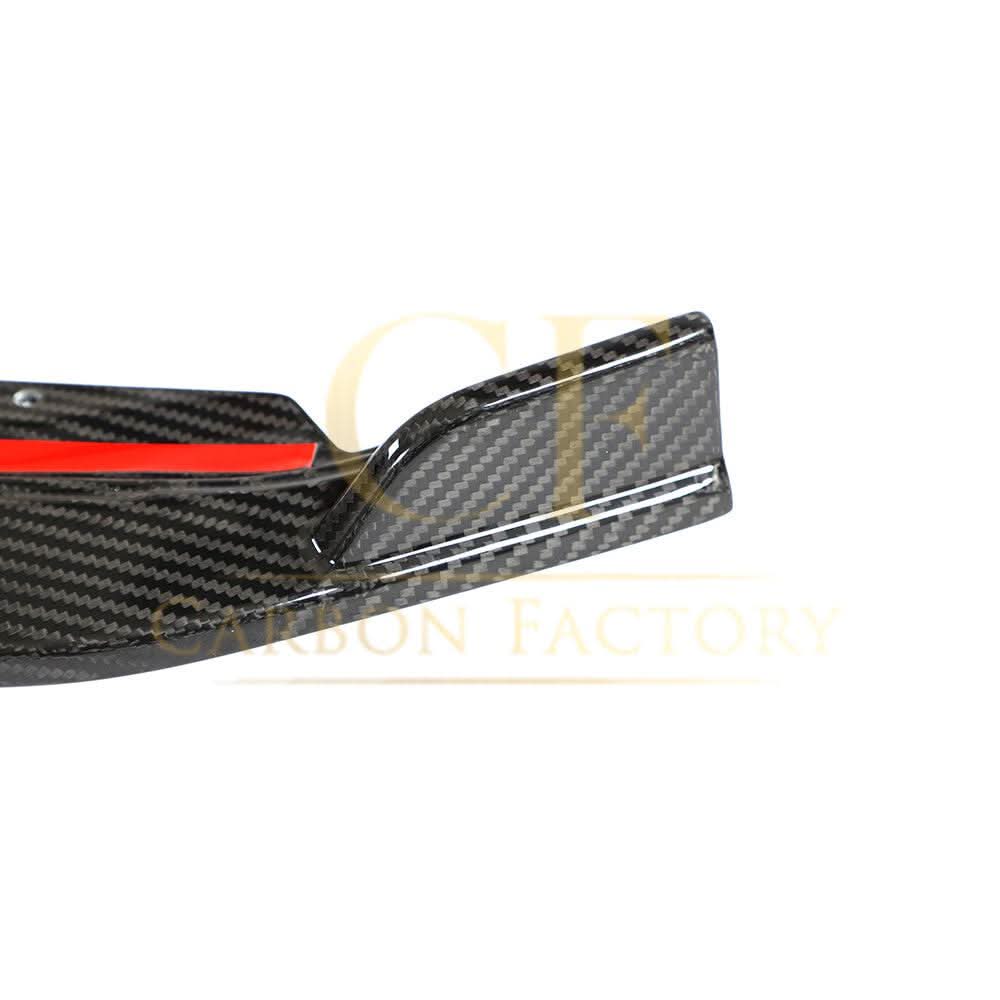 V Style Pre-Preg Carbon Fibre Front Splitter for Audi S3 Saloon 21-23