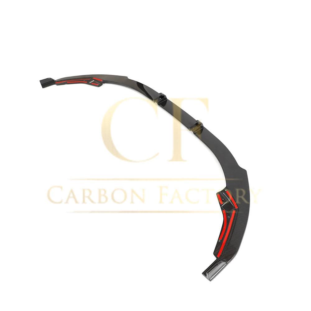 V Style Pre-Preg Carbon Fibre Front Splitter for Audi S3 Saloon 21-23