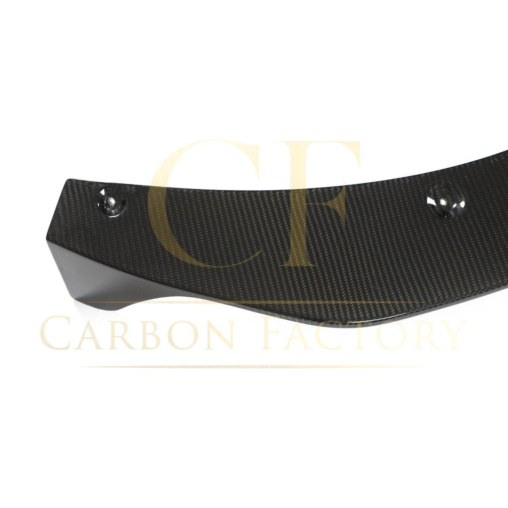 V Style Pre-Preg Carbon Fibre Front Splitter for Porsche Taycan Turbo 4 Door 19-21