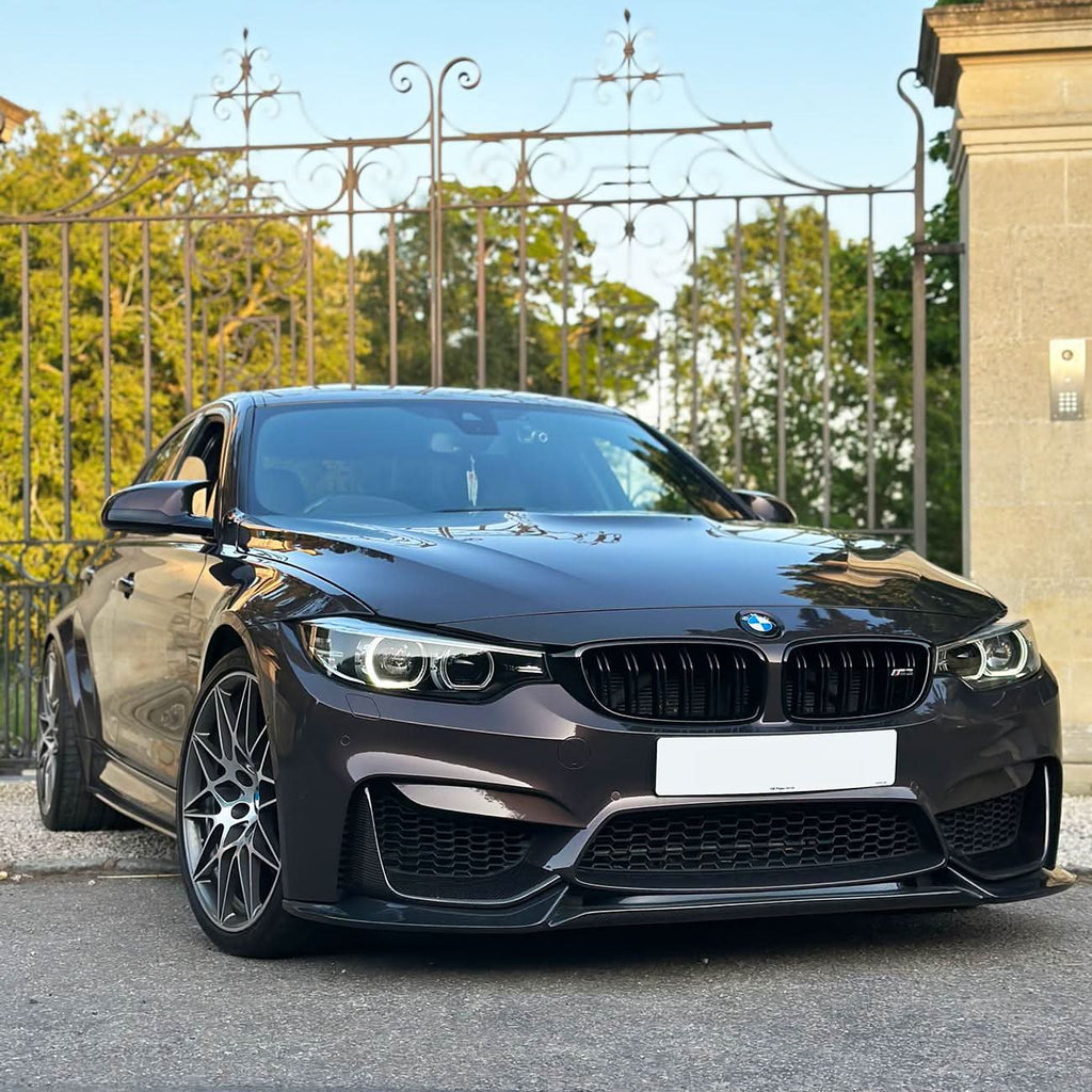VR Style Carbon Fibre Front Splitter for BMW F80 M3 F82 F83 M4 14-20