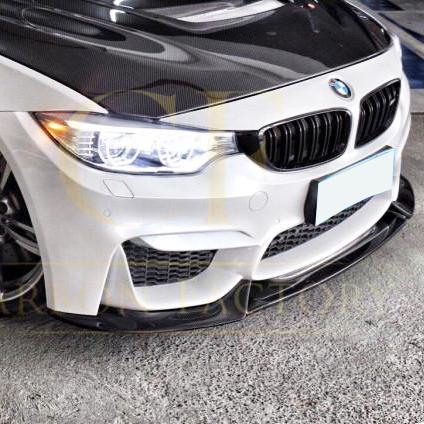 VR Style Carbon Fibre Front Splitter for BMW F80 M3 F82 F83 M4 14-20