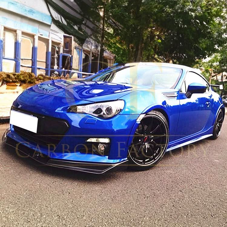 ZE Style Carbon Fibre Front Splitter for Subaru BRZ 13-16