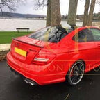 A Style Carbon Fibre Boot Spoiler for Mercedes Benz W204 C Class 07-14